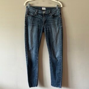 Hudson Krista Ankle S. Skinny w/ Raw Hem size 27 EUC